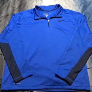 Men’s XL Nike Blue Therma-fit Pullover